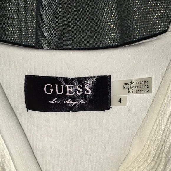 Guess Los Angeles Off White Mini Dress 4 - Picture 5 of 6